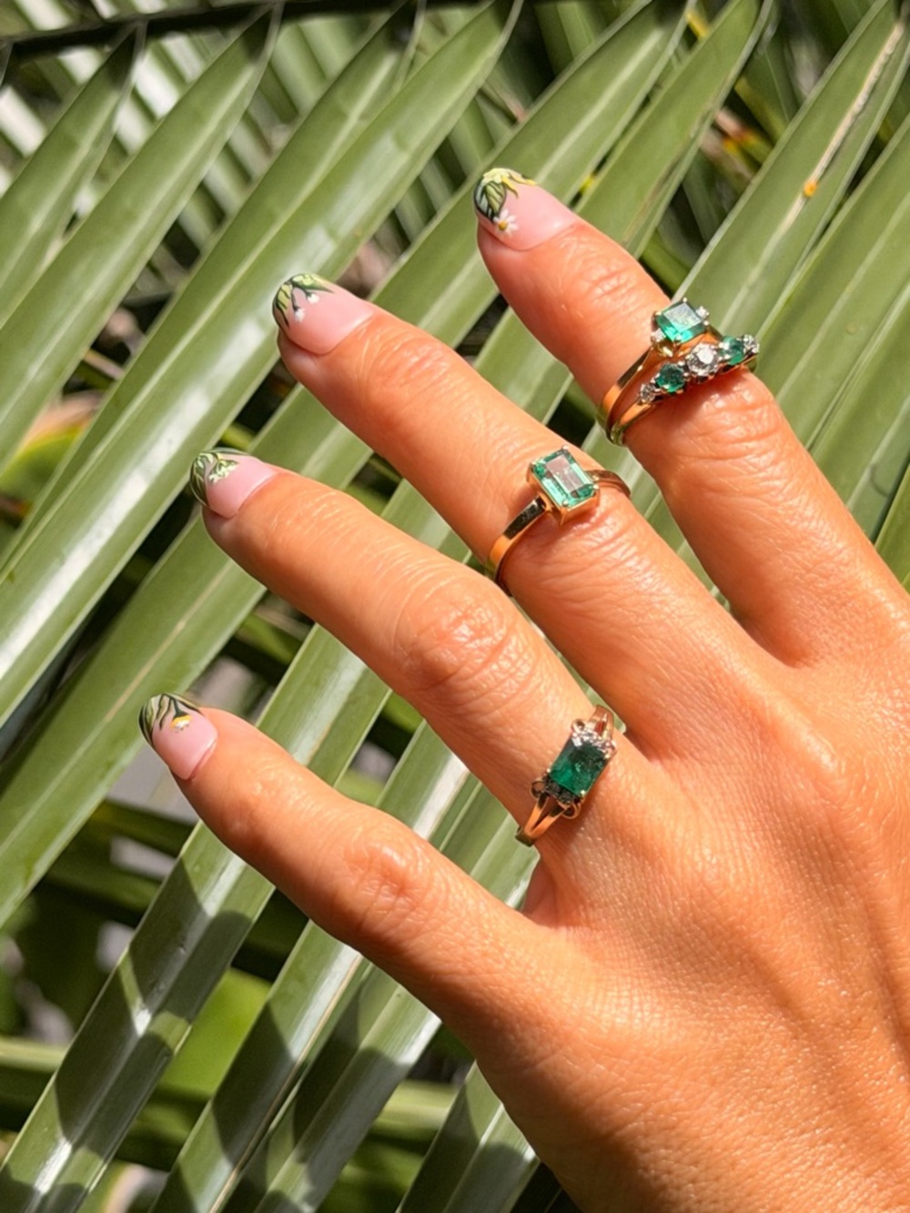 Vintage Columbian Emerald Ring, 1 CT. STUNNING.